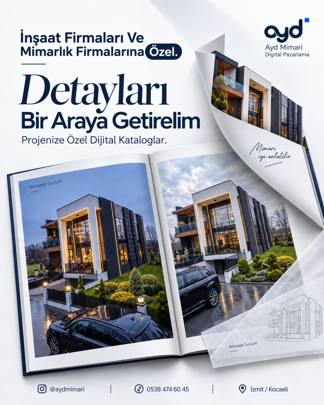 Açık mimari dijital katalog tasarımı